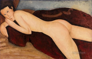 Reclining nude  from the Back Amedeo Modigliani Oil Paintings